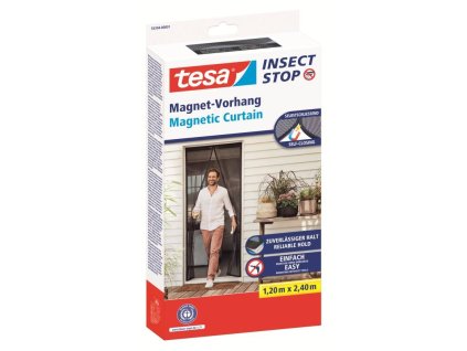 138534 Sit do dveri magneticka 1 2 x 2 4 m antracitova TESA 6a