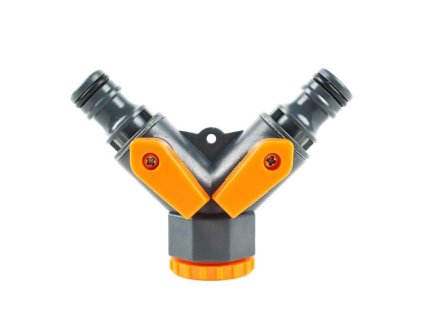 733026 Rozdvojka s ventily pro 2 rychlospojky ENPRO 0a