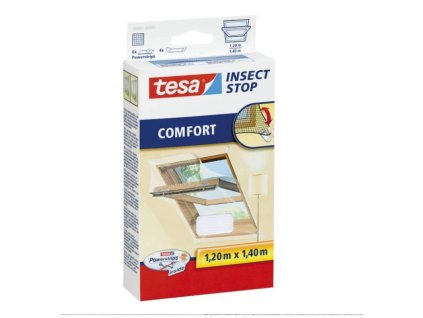 140057 Sit proti hmyzu do stresnich oken 1 2 x 1 4 m bila COMFORT TESA 0a