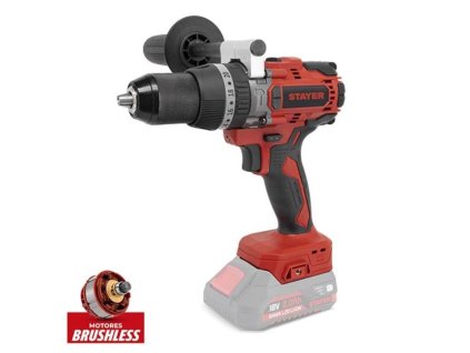 377PBL80PL20 Vrtacka aku PBL 80P L20 PK 18V bez baterie kufr STAYER 0a