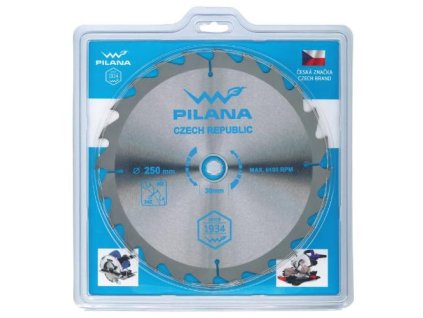 Kotouč pilový na dřevo TCT 250 x 2,4 x 30 mm, 24 zubů, PILANA