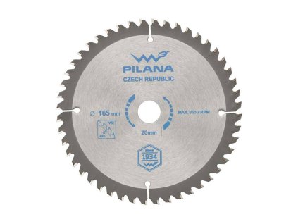 713242 Kotouc pilovy na drevo TCT 165 x 2 x 20 mm 48 zubu PILANA 0a