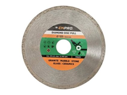 706251 Kotouc diamantovy plny 125 x 22 2 mm ENPRO 0z