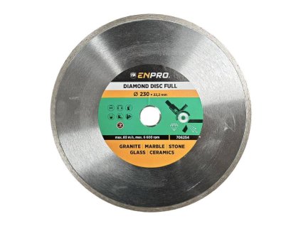 706254 Kotouc diamantovy plny 230 x 22 2 mm ENPRO 0z