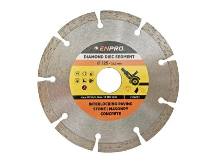 706261 Kotouc diamantovy segment 125 x 22 2 mm ENPRO 0z