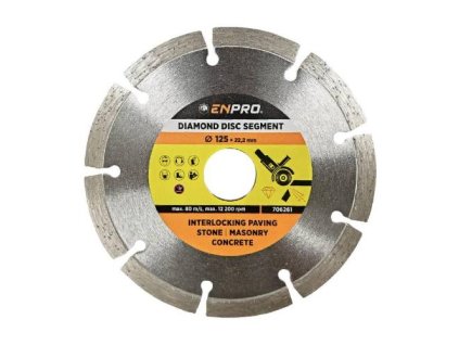 Kotouč diamantový segment Ø 125 x 22.2 mm, ENPRO