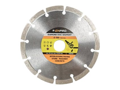 706262 Kotouc diamantovy segment 150 x 22 2 mm ENPRO 0z