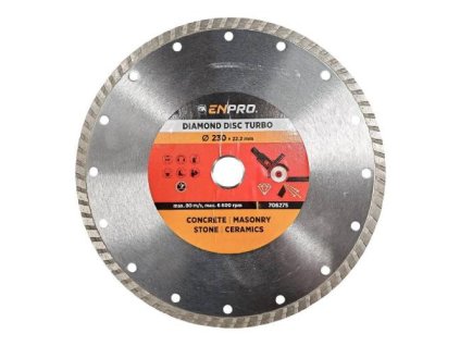 Kotouč diamantový turbo Ø 230 x 22.2 mm, ENPRO
