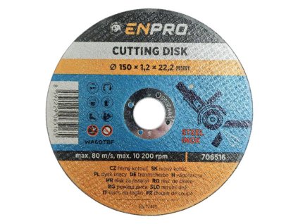 706516 Kotouc na kov rezny 150 x 1 2 x 22 2 mm ENPRO 0z