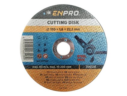 706518 Kotouc na kov rezny 150 x 1 6 x 22 2 mm ENPRO 0z