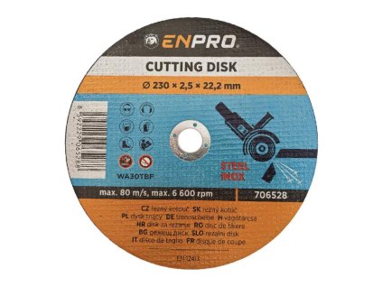 706528 Kotouc na kov rezny 230 x 2 5 x 22 2 mm ENPRO 0z