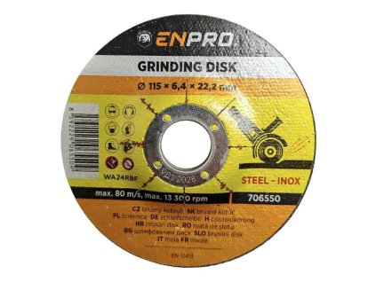 706550 Kotouc na kov brusny 115 x 6 4 x 22 2 mm ENPRO 0z
