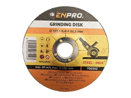 706552 Kotouc na kov brusny 125 x 6 4 x 22 2 mm ENPRO 0z