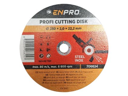 706624 Kotouc na kov rezny PROFI 230 x 2 x 22 2 mm ENPRO 0z