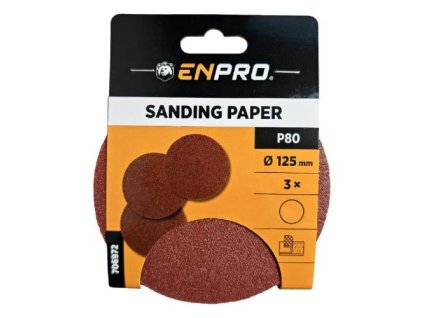 706972 Papir brusny se suchym zipem 80 125 3 ks ENPRO 0z