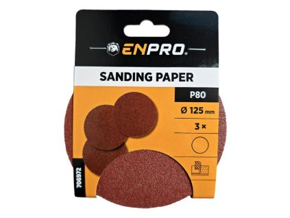 706972 Papir brusny se suchym zipem 80 125 3 ks ENPRO 0z