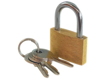 123025Q1 Zamek visaci mosazny 25 mm MEGA 0a