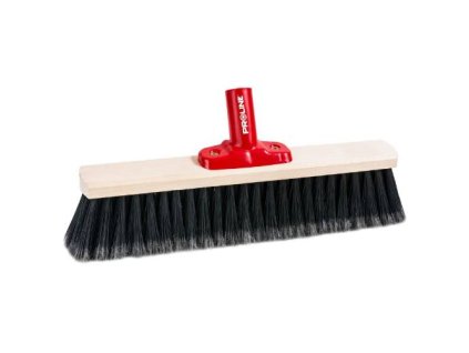 Smeták plastový, 40 cm, vlas 8 cm, click, černý, PROLINE
