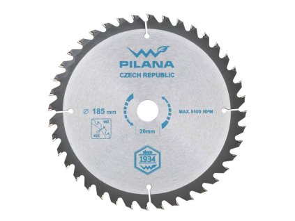 713260 Kotouc pilovy na drevo TCT 185 x 2 x 20 mm 40 zubu PILANA 0z