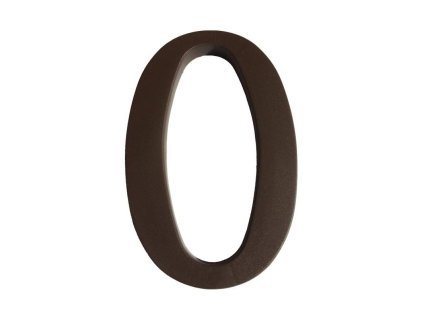 148340 Cislo 0 180 mm plastova hneda 0z