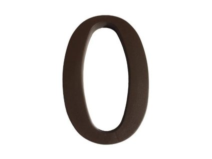 148340 Cislo 0 180 mm plastova hneda 0z