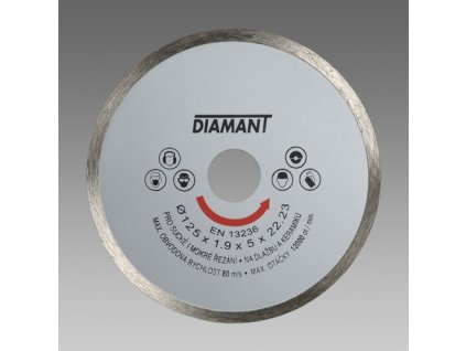 Kotouč diamantový DIAMANT 110x1.7x22.2mm plný