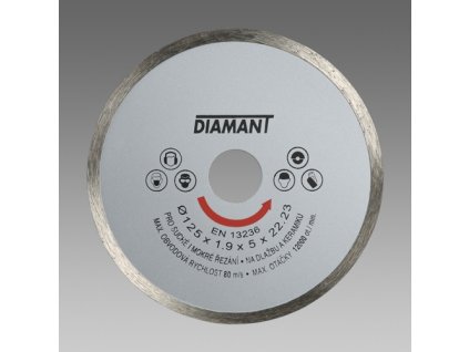Kotouč diamantový DIAMANT 115x1.8x22.2mm plný