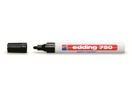 Edding 750 lakový popisovač černý