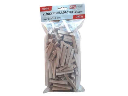 136975 Klinky obkladacske drevene 55 x 8 x 10 0 mm 250 ks ENPRO 0a
