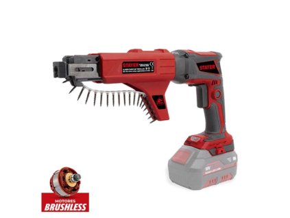 377DWSL2014 Sroubovak na sadrokarton aku DWS L2014 vc podavace STAYER 0a