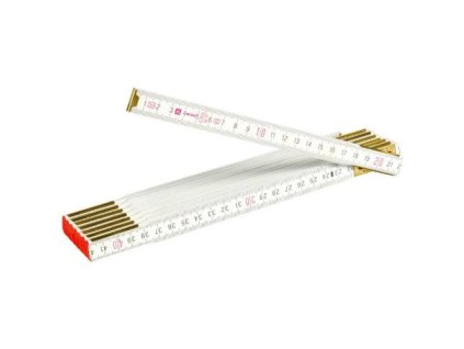 700301 Metr skladaci dreveny PROFI CE bily 2 m ENPRO 0z