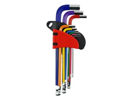 703226 Klice imbus SET s kulickou 1 5 10 mm 9 ks CrV barevne ENPRO 0a