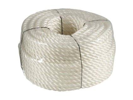 709750 Lano silonove 8 mm x 50 m bile 0a