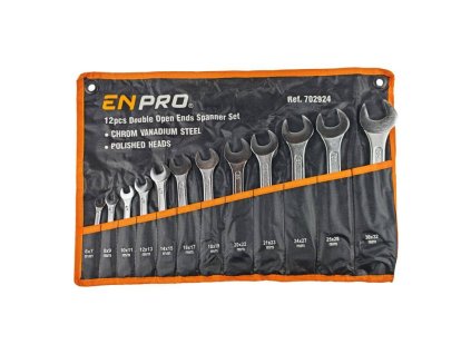 702924 Klice otevrene oboustranne 12 ks 6 32 mm ENPRO 0a