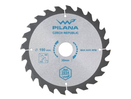 713263 Kotouc pilovy na drevo TCT 190 x 2 2 x 30 mm 24 zubu PILANA 0z