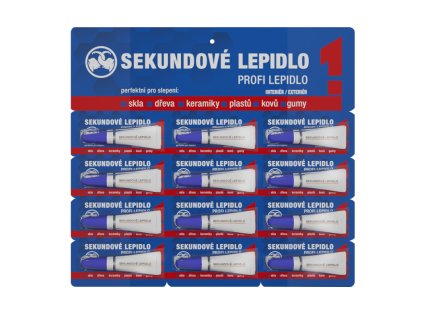 Sekundové lepidlo PLATO SLON 12ksx3g