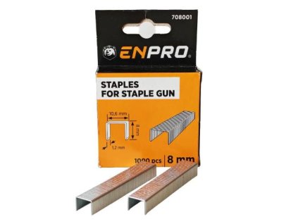 708001 Spony EXTRA 8 mm 1000 ks ENPRO 0z