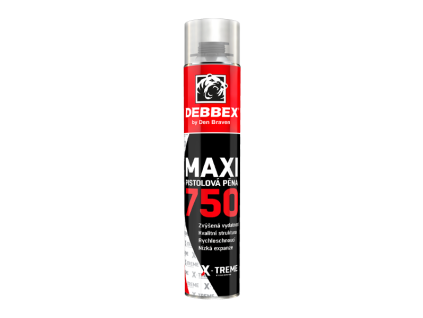 Pistolova pena MAXI 750 debbex web 2026