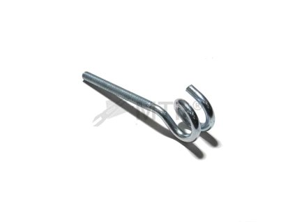 Hák houpačkový dvojitý se závitem (Varianta M10x150mm Zn)