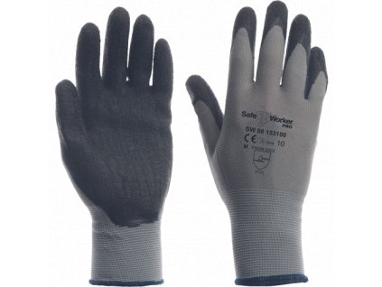 ALM rukavice nylon/latex