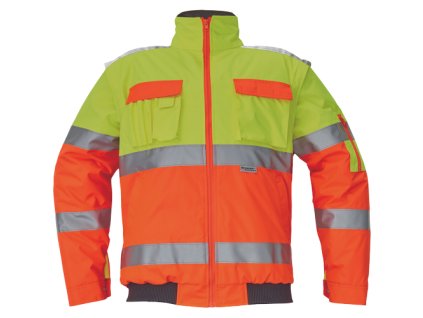 CLOVELLY pilot bunda HV (Varianta CLOVELLY pilot bunda HV žlutá/oranž. 4XL)