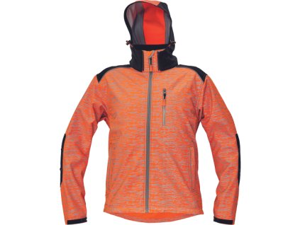 KNOXFIELD printed softshell (Varianta KNOXFIELD printed softshel oranžová 3XL)