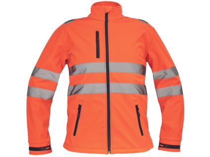 MURCIA HV SOFTSHELL bunda (Varianta MURCIA HV SOFTSHELL bunda oranžová 3XL)