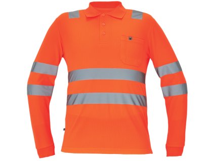 LUGO HV polokošile dl.rukáv (Varianta LUGO HV polokošile dl.rukáv oranžová 5XL)