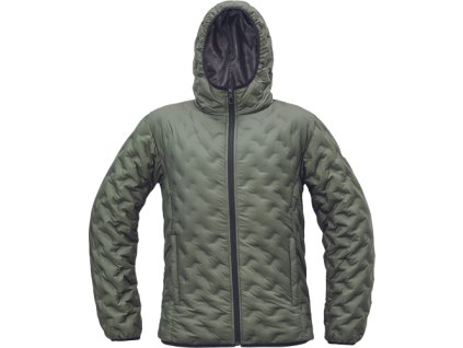 NEURUM péřová bunda (Varianta NEURUM péřová bunda tm.olivová 4XL)