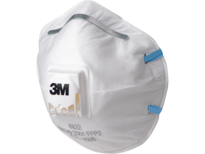 3M 8822 Resp.FFP2 vent.