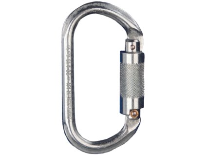 08080024 ZINC PLATED STEEL OVAL CARABINE FS33500 2L.tif