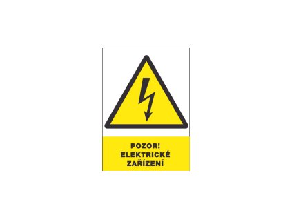 12301 T. Pozor-el.zaříz.-bezp.tabulka