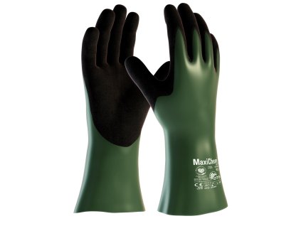 ATG® chemické rukavice MaxiChem® Cut™ 56-633 (Velikost 07, Barva zelené odstíny)