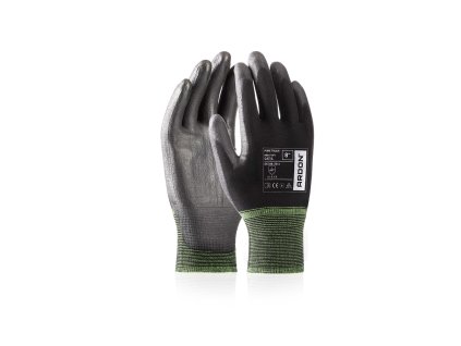 Máčené rukavice ARDON®PURE TOUCH BLACK - černá
